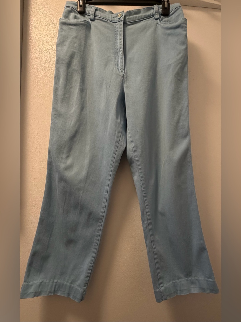 Haggar for Her Petite Stretch Straight-Leg Pants Blue 10P